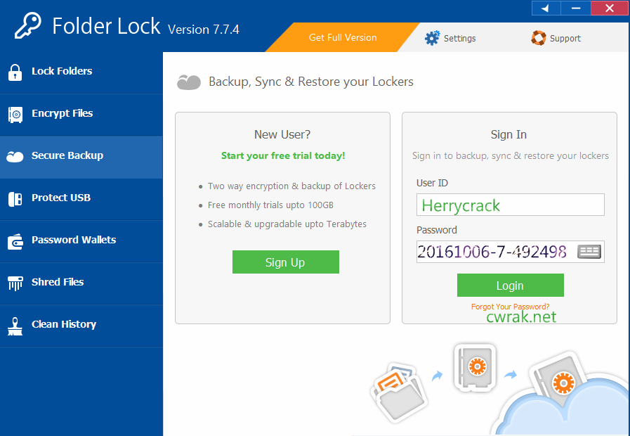 Folder lock crack download